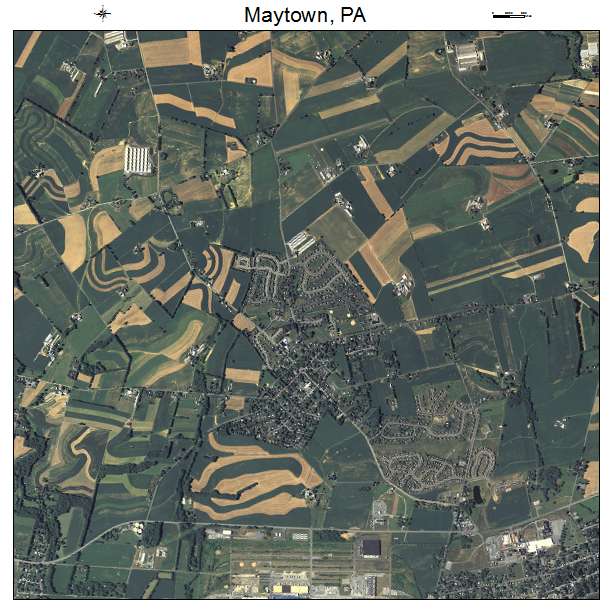 Maytown, PA air photo map