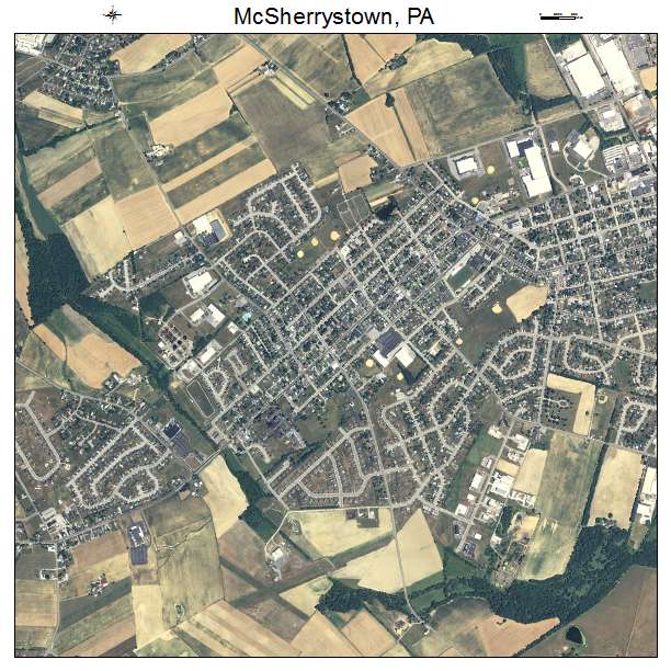 McSherrystown, PA air photo map