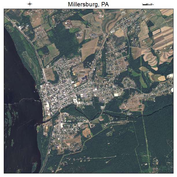Millersburg, PA air photo map