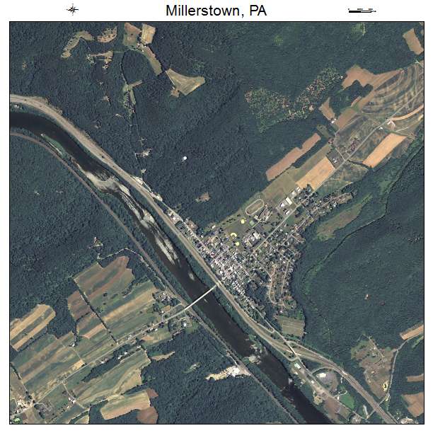 Millerstown, PA air photo map