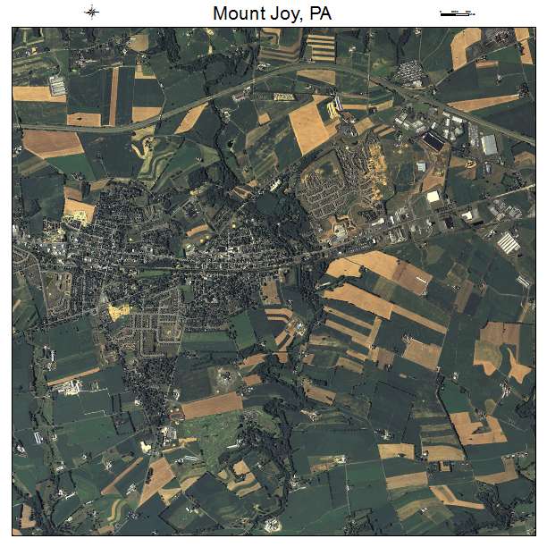Mount Joy, PA air photo map