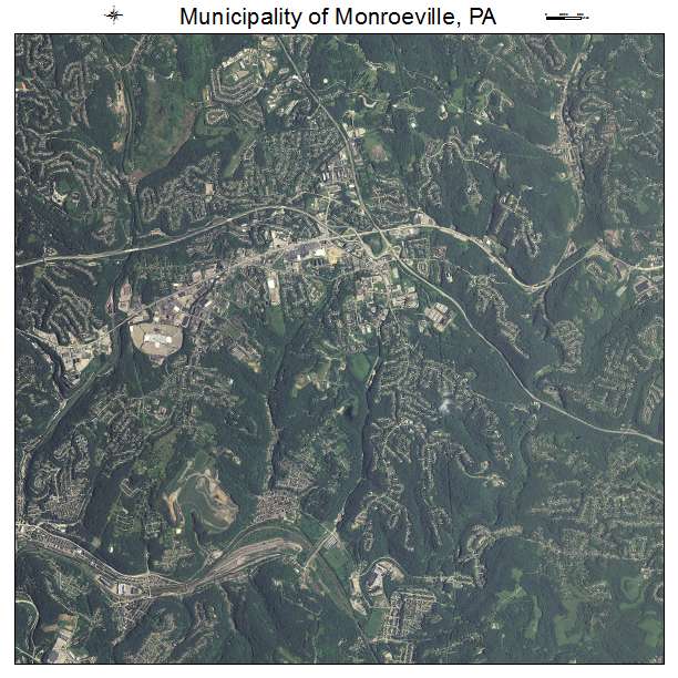 Municipality of Monroeville, PA air photo map
