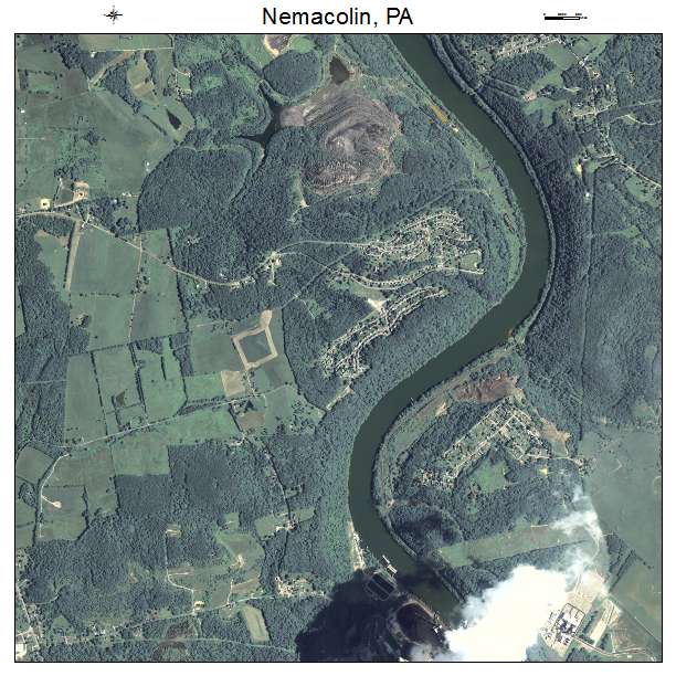 Nemacolin, PA air photo map