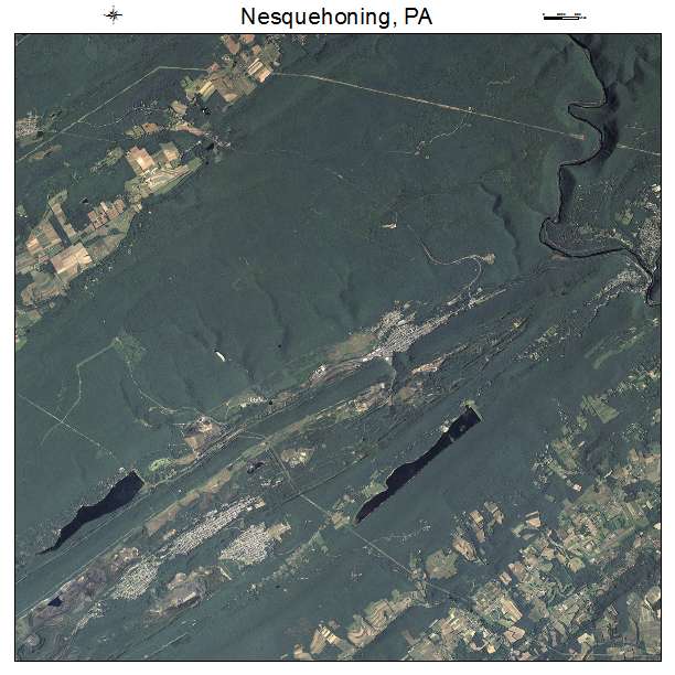 Nesquehoning, PA air photo map