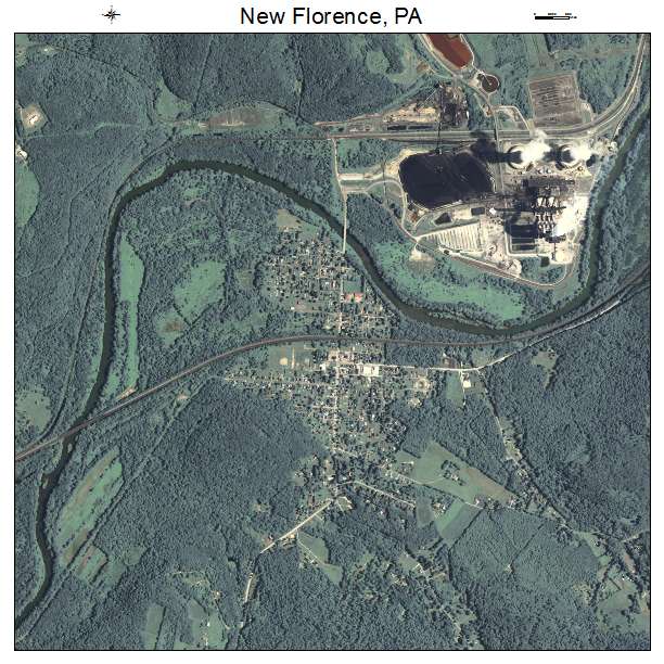 New Florence, PA air photo map