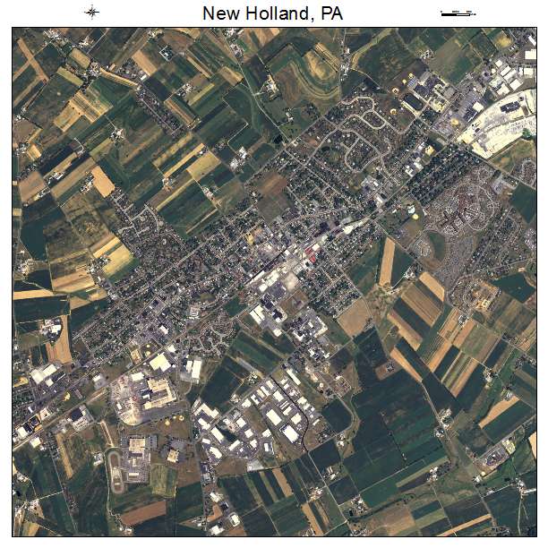 New Holland, PA air photo map