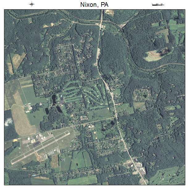 Nixon, PA air photo map