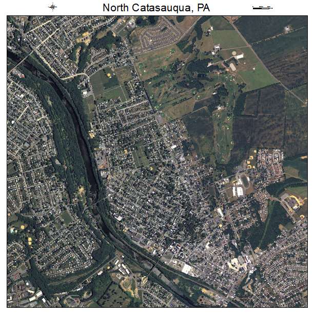 North Catasauqua, PA air photo map