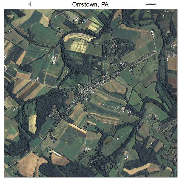 Orrstown, PA air photo map