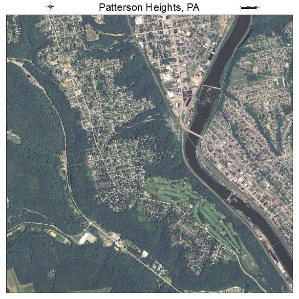 Patterson Heights, PA air photo map