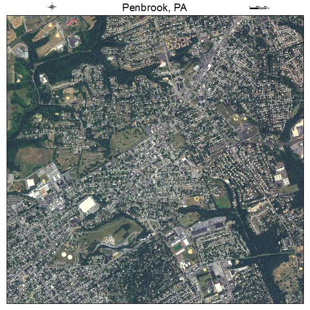 Penbrook, PA air photo map