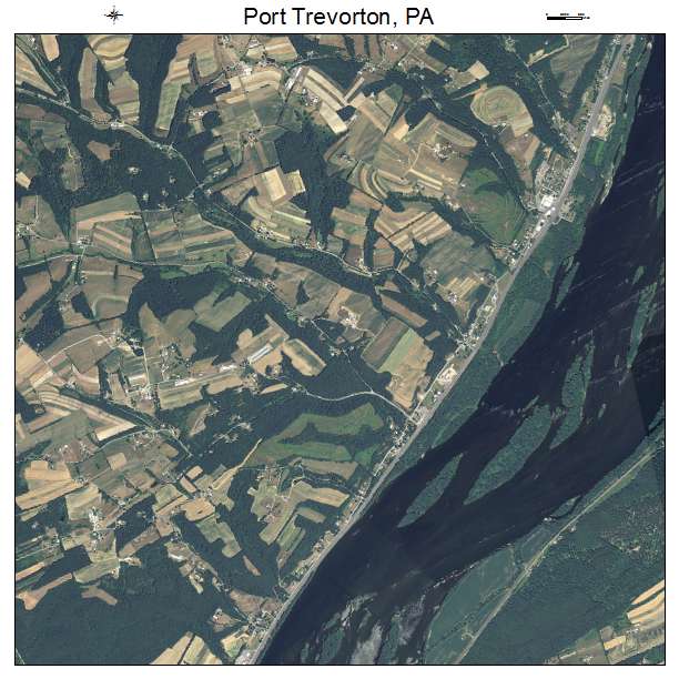 Port Trevorton, PA air photo map