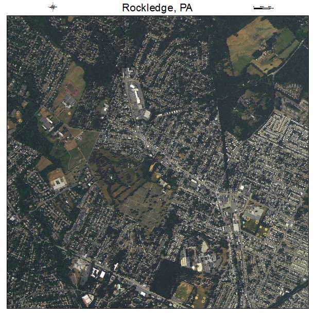 Rockledge, PA air photo map