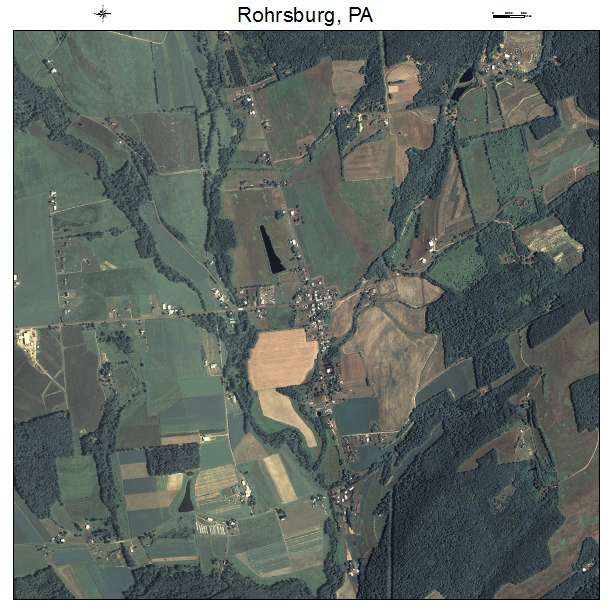 Rohrsburg, PA air photo map
