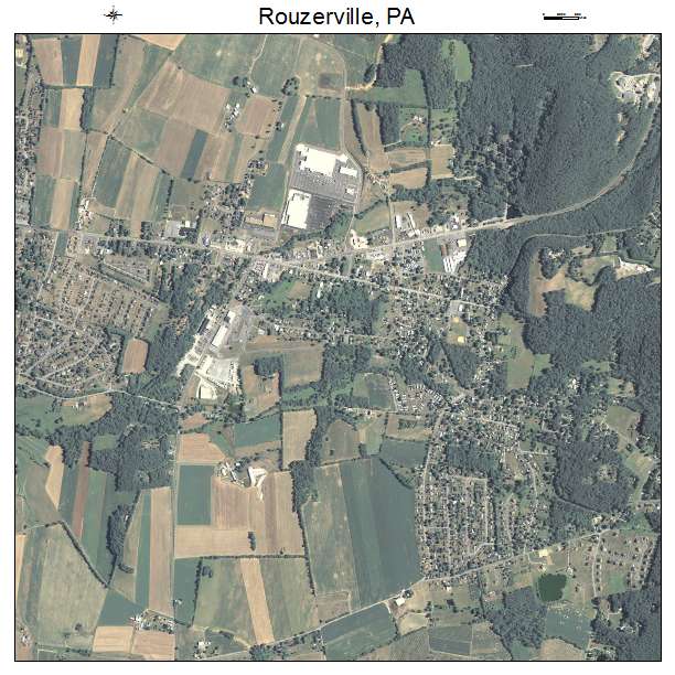 Rouzerville, PA air photo map