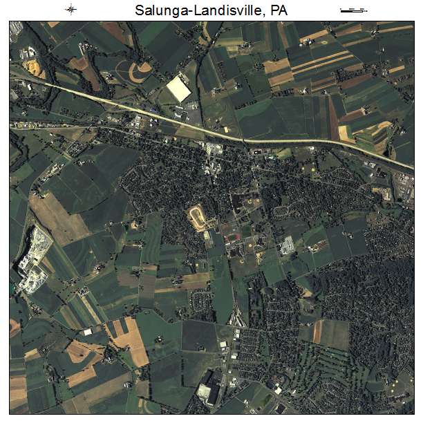 Salunga Landisville, PA air photo map