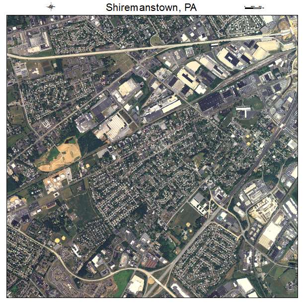 Shiremanstown, PA air photo map