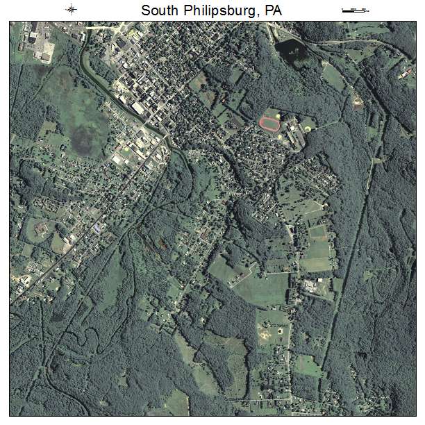 South Philipsburg, PA air photo map