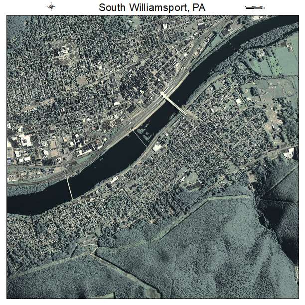South Williamsport, PA air photo map