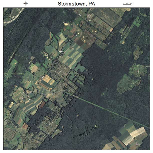 Stormstown, PA air photo map