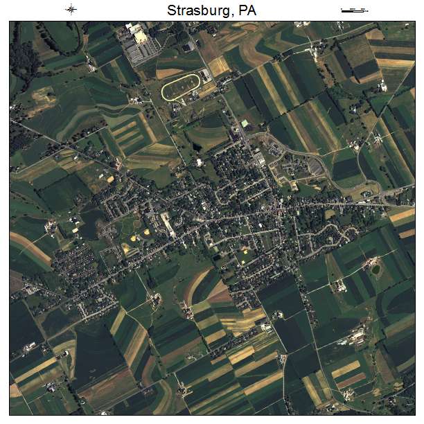 Strasburg, PA air photo map