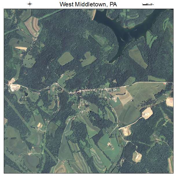 West Middletown, PA air photo map