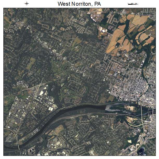 West Norriton, PA air photo map