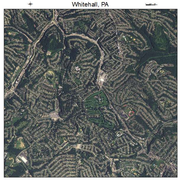 Whitehall, PA air photo map