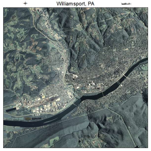Williamsport, PA air photo map