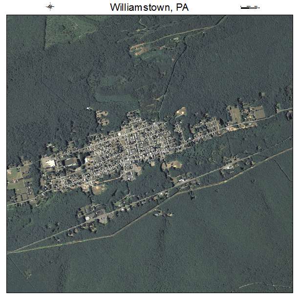 Williamstown, PA air photo map