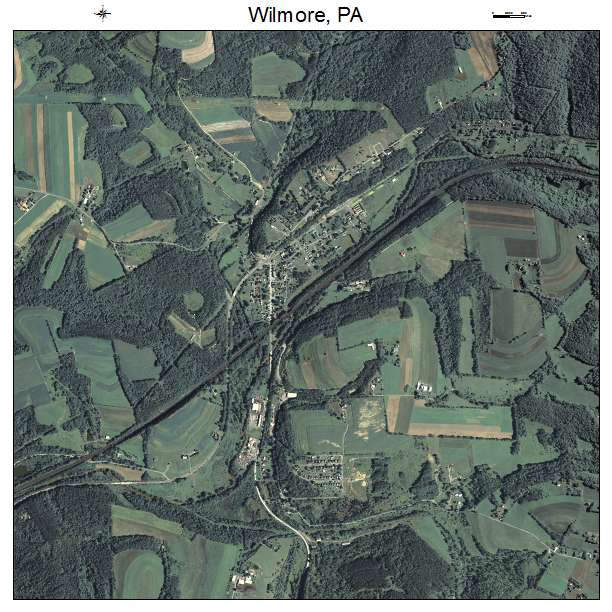 Wilmore, PA air photo map