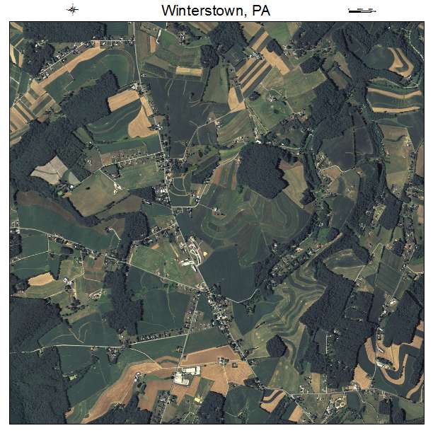 Winterstown, PA air photo map