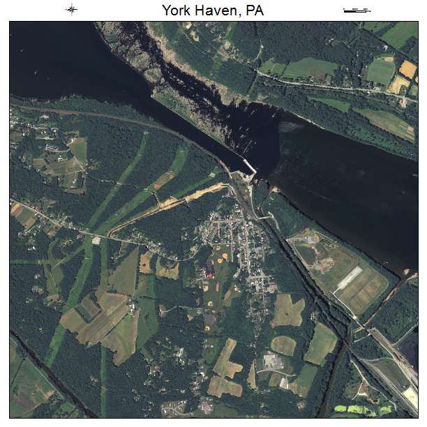 York Haven, PA air photo map