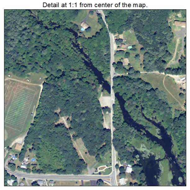 Harrisville, Rhode Island aerial imagery detail