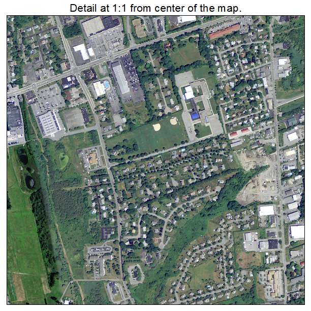 Newport East, Rhode Island aerial imagery detail