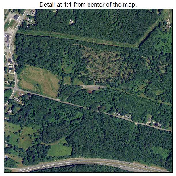Tiverton, Rhode Island aerial imagery detail