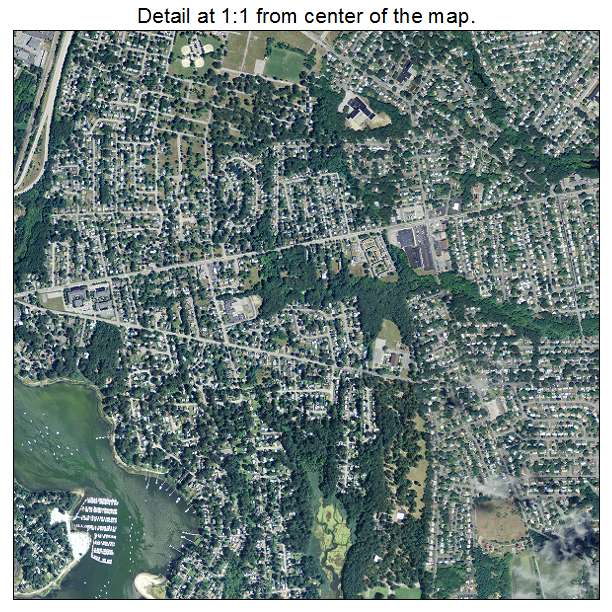 Warwick, Rhode Island aerial imagery detail