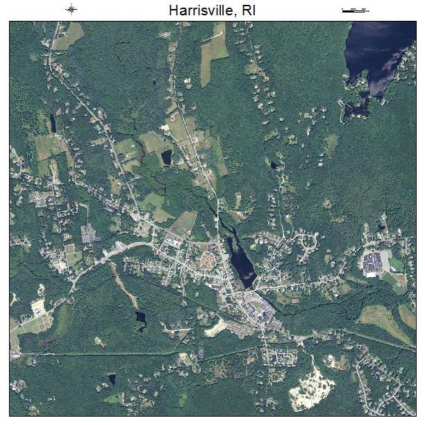 Harrisville, RI air photo map