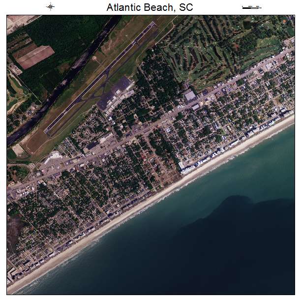 Atlantic Beach, SC air photo map
