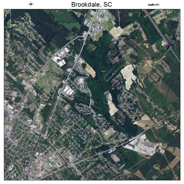 Brookdale, SC air photo map