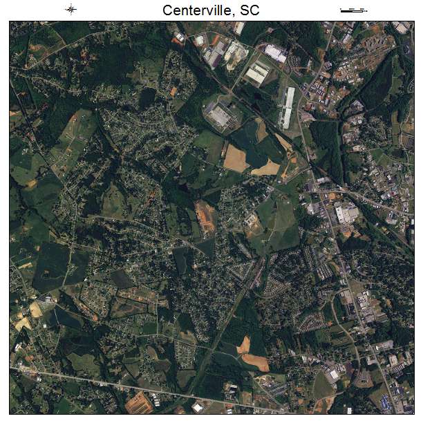 Centerville, SC air photo map