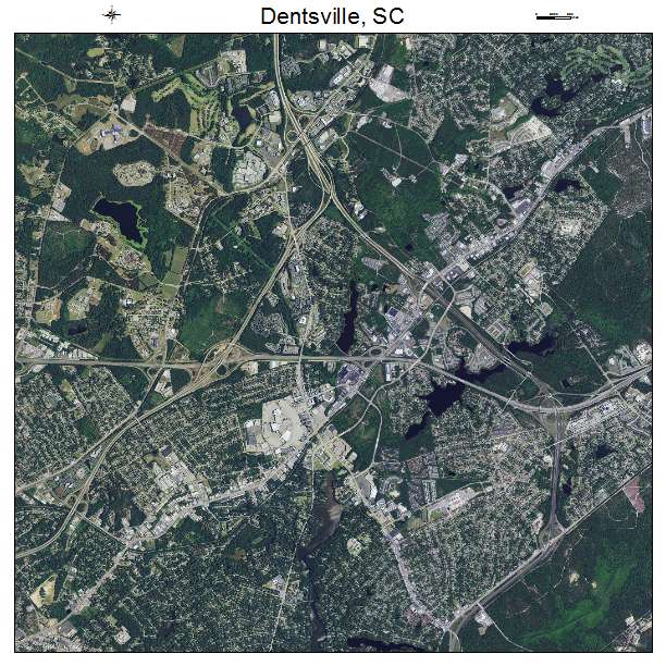 Dentsville, SC air photo map
