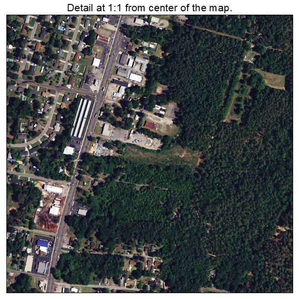 Belvedere, South Carolina aerial imagery detail