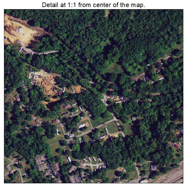 Blacksburg, South Carolina aerial imagery detail