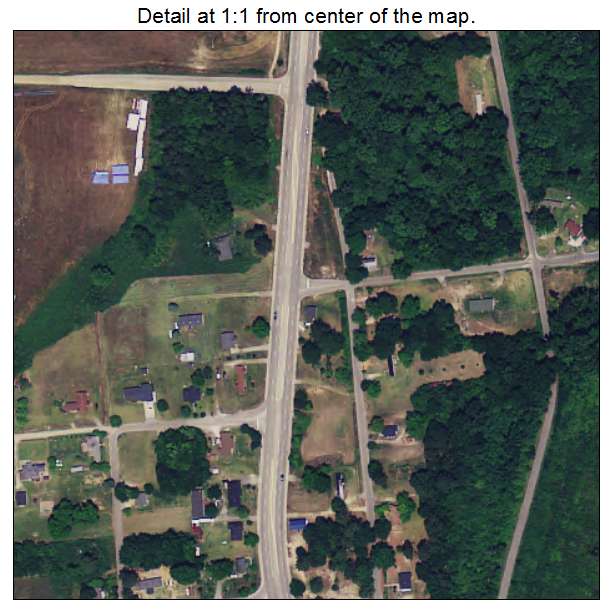 Blenheim, South Carolina aerial imagery detail