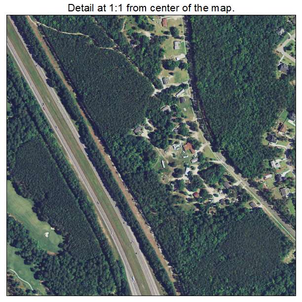 Blythewood, South Carolina aerial imagery detail