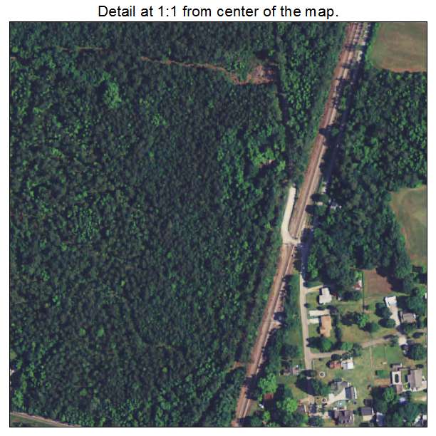 Bonneau, South Carolina aerial imagery detail