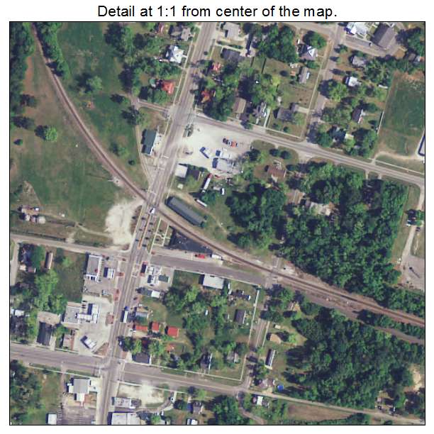 Branchville, South Carolina aerial imagery detail