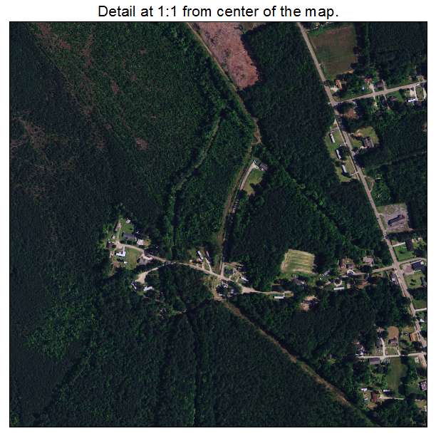 Bucksport, South Carolina aerial imagery detail