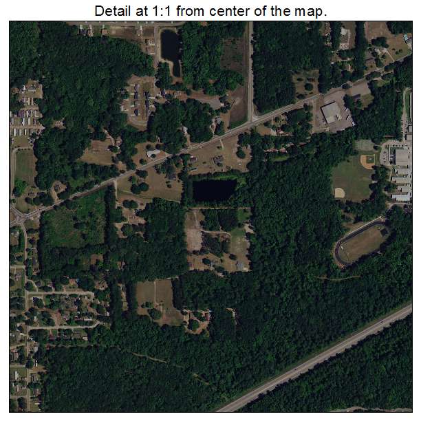 Burton, South Carolina aerial imagery detail